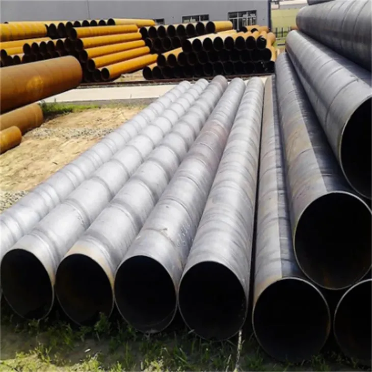 A106 کاربن بلیک سرپل ویلڈیڈ اسٹیل پائپ