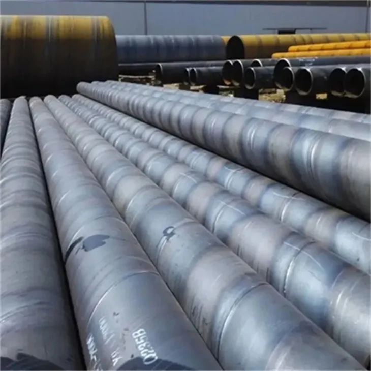 A53 کاربن بلیک سرپل ویلڈیڈ اسٹیل پائپ