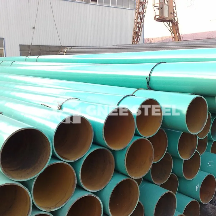 IPN8710 3PE بڑا قطر اینٹی کورروشن اسپائرل اسٹیل پائپ