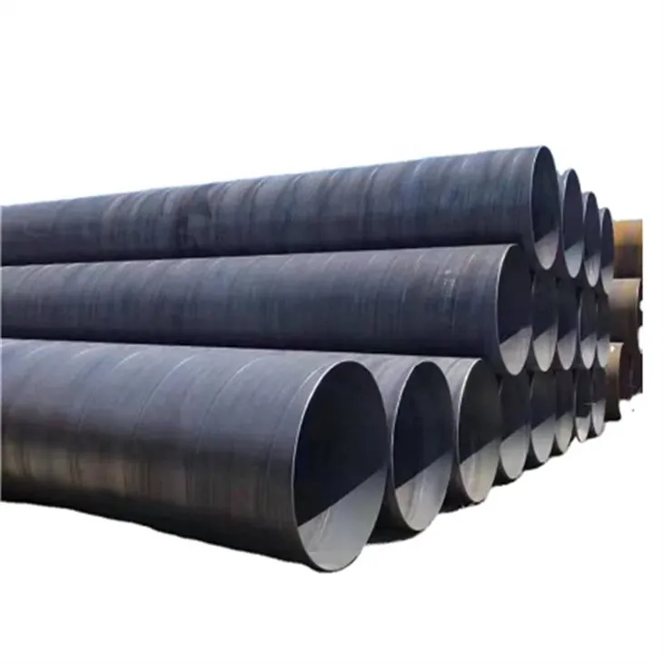 بڑا قطر 800 ملی میٹر کاربن اسٹیل SSAW سرپل ویلڈیڈ پائپ