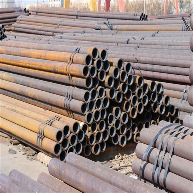 Ss400 سیدھی سیون ویلڈیڈ پائپ